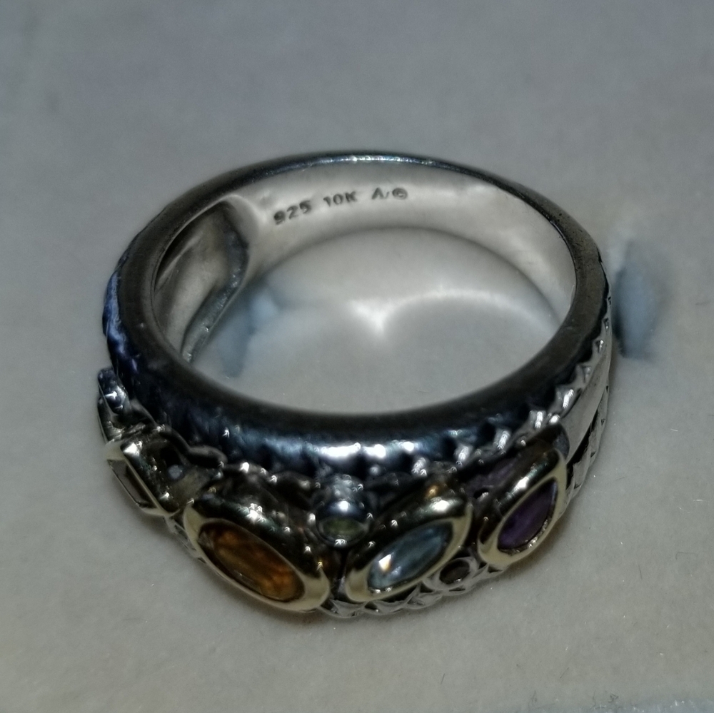 Beautiful Multi-stone Band - Picture 2 of 3